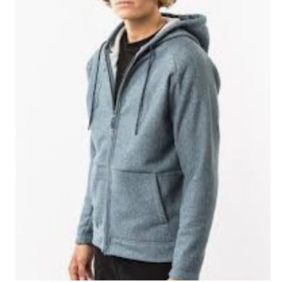 tekkima Other - Tekkima Dark Gray Mens Thermal Hoodie S EUC